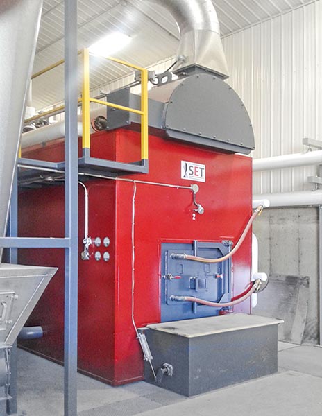 Installed Biomass Boiler